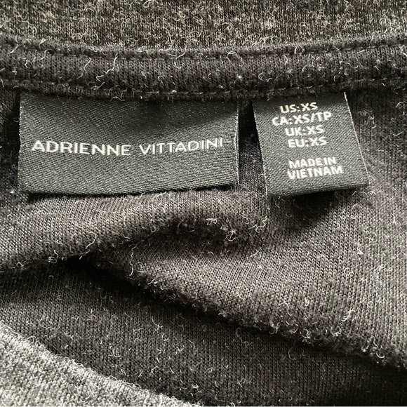 Adrienne Vittadini gray casual pull on mini dress. Size XS - Picture 7 of 9